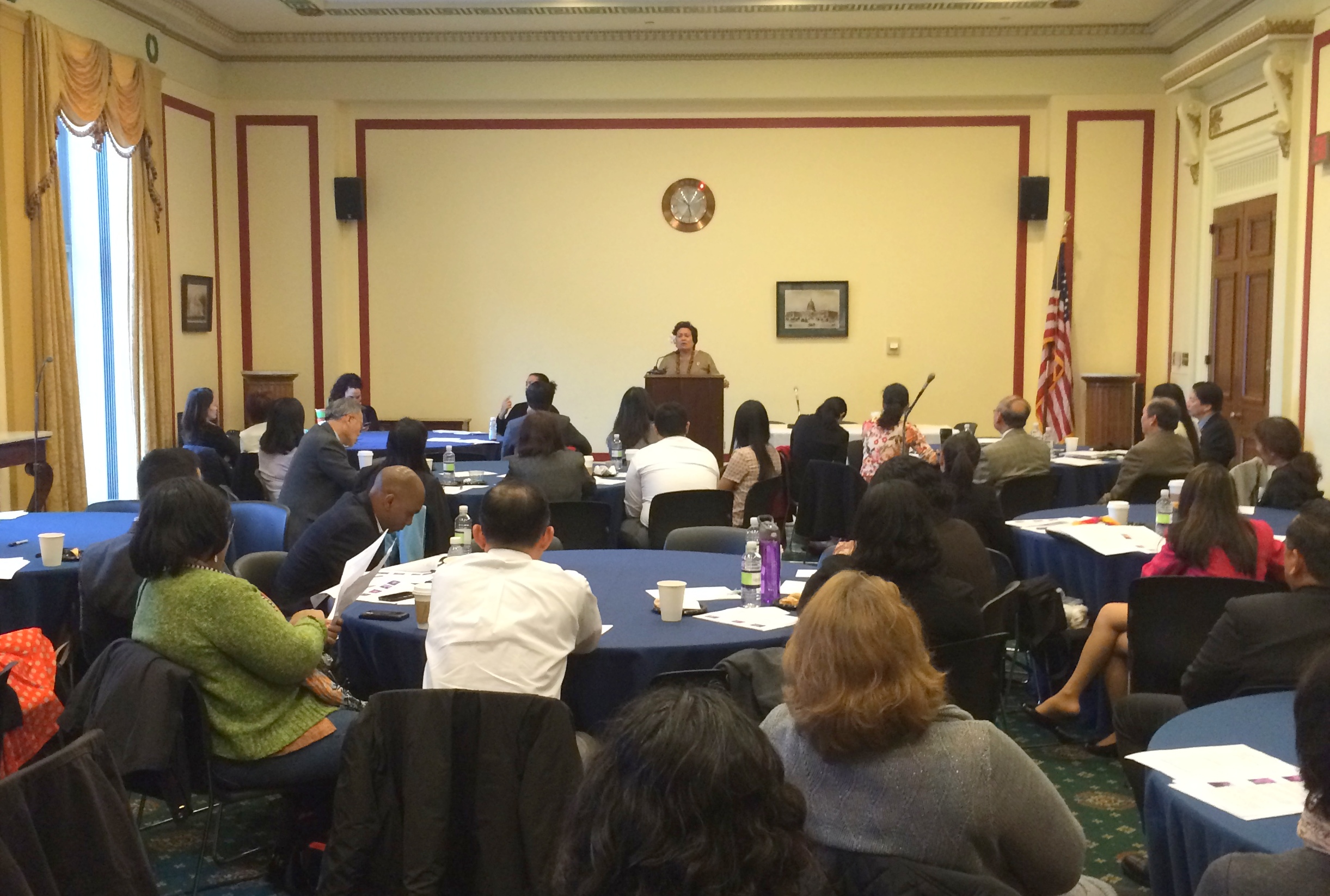 Congresswoman Amata Speaks to FAPAC during their Congressional Seminar