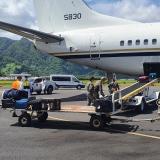 FEMA charter at Pago Pago International Airport