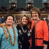 Rep Amata with friends Rep Gonzalez Colon and Rep Walorski on opening day of the new Congress 