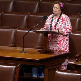 Congresswoman Amata speaking on the floor of the US House - file photo