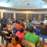 Uifa’atali Amata at her July congressional town hall meeting in Tualauta District with almost 200 attendees