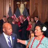 Congresswoman Amata with Rep John Lewis, forever part of our nation's civil rights history