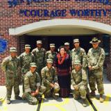 Amata and Troops at Ft Jackson