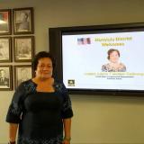 Aumua enters the U.S. Army Corps of Engineers headquarters