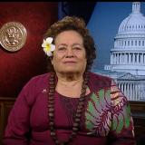 Congresswoman Amata recording remarks honoring Asian and Pacific American Heritage