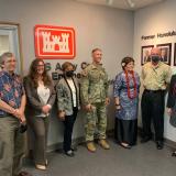 Congresswoman Amata with Lt. Col. Marshall and the Honolulu District Army Corps of Engineers