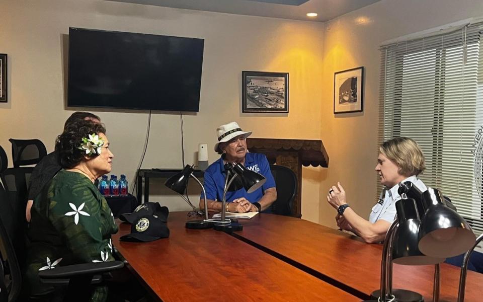 In meeting with Admiral Fagan