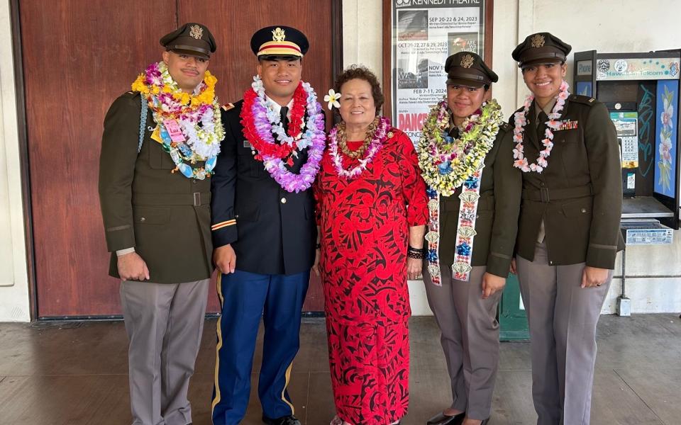 Recent commissioning ceremony of four officers
