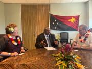 meeting-with-the-secretary-of-the-ministry-of-foreign-affairs-elias-wonhengu-to-discuss-ways-to-enhance-diplomatic-and-economic-cooperation