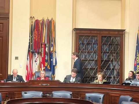 Congresswoman Amata in the Health Subcommittee hearing this week examining the Veterans Crisis Line