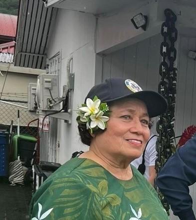 Amata in a walking briefing of Ronald Reagan Shipyard with Coast Guard in 2024 - file photo