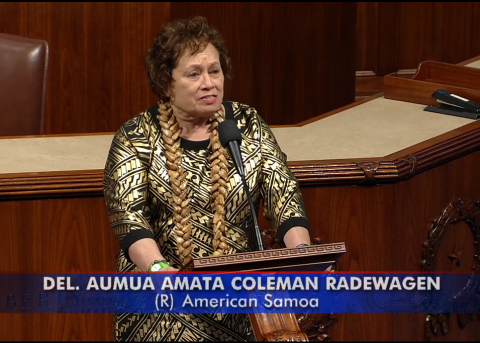Amata speaking on House floor on Pacific policy March 7 2023