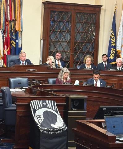 Congresswoman Amata in Veterans Committee votes on Thursday