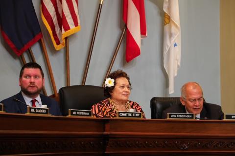 Task Force Chairman Amata and Co-Chairman Sablan in House Natural Resources Committee Indo-Pacific Task Force Hearing