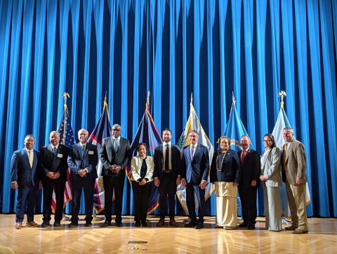 Territory Representatives and Governors with Secretary Burgum and federal officials at IGIA