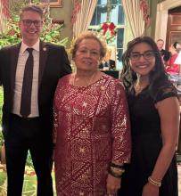 Pictured this Christmas season with Congressman Nick Begich and his lovely wife Dharna Begich