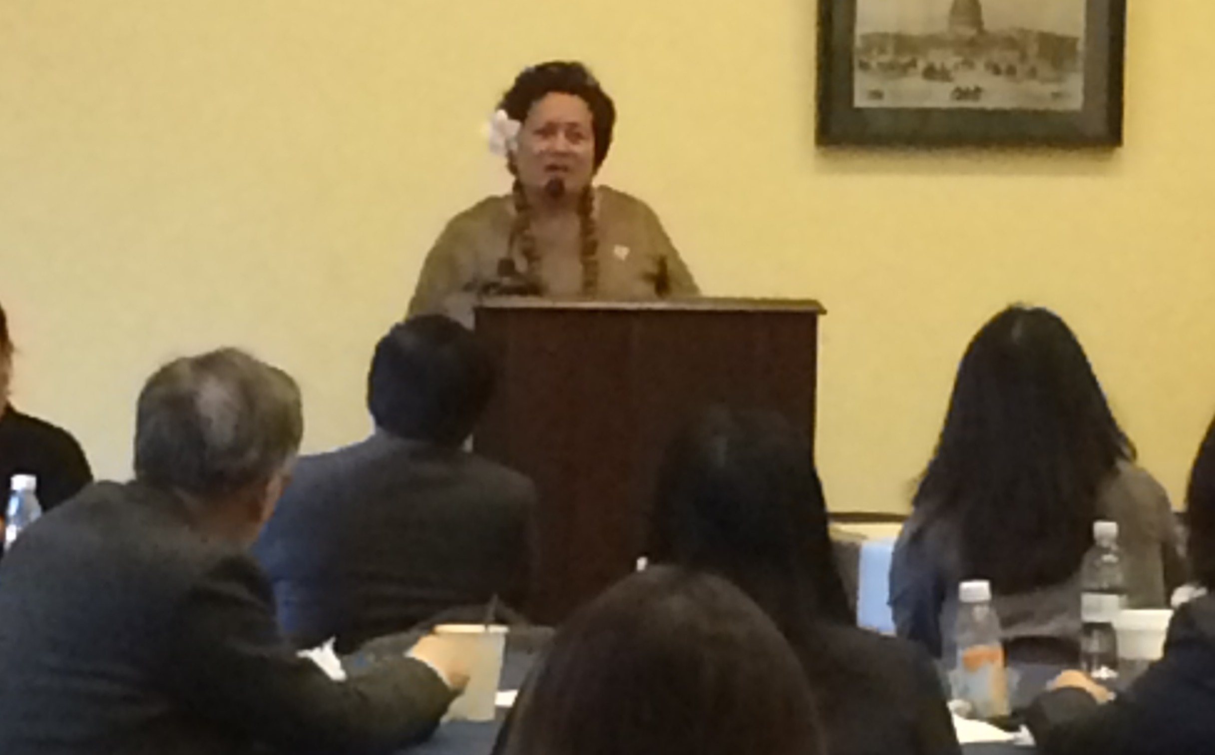 Congresswoman Amata Speaks to FAPAC 